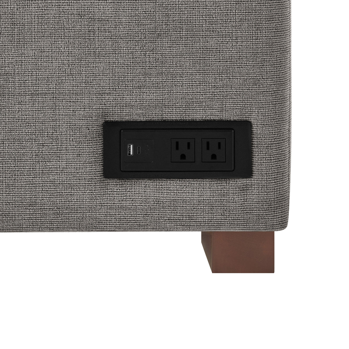 CODDLE LUKE Fabric Sleeper Sofa with Reversible Chaise and Storage