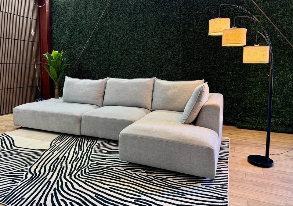 Macon 3-Piece Fabric Modular Sectional
