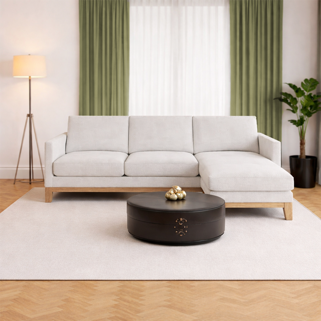 HENREDON MURPHY Sofa with Reversible Chaise